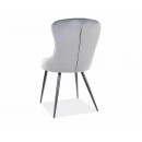 Стул SIGNAL LOTUS Velvet Bluvel 14 серый/черный